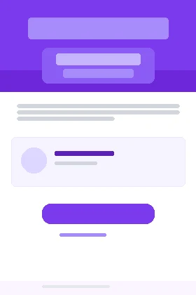 Event invitation email