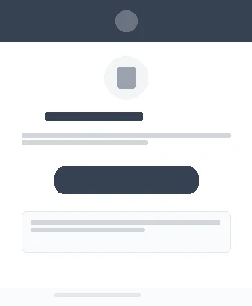 Password reset email